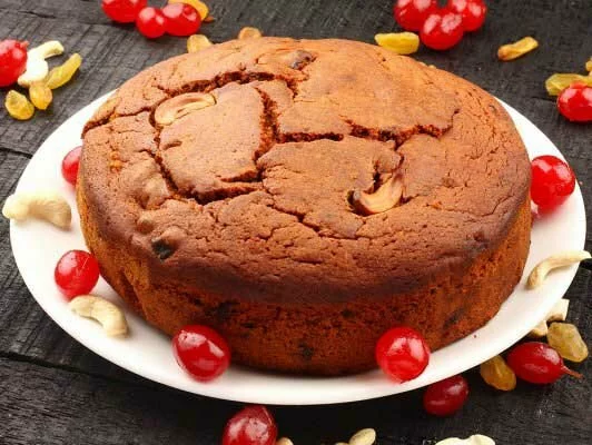 Plum Cake For Christmas Celebration